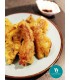 Beignets de pleurotes gris au curcuma
