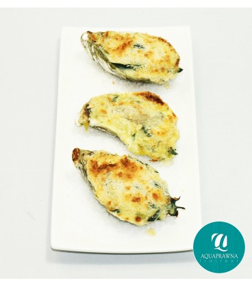 Huitres gratinées au champagne et à l’orange