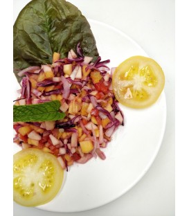 Salade de choux et pommes